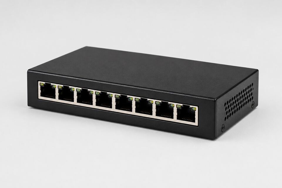 D LINK 8PORT SWITCH, Networking
